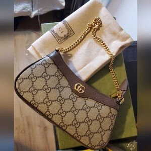 Gucci Women's Ophidia Mini Canvas Shoulder Bag